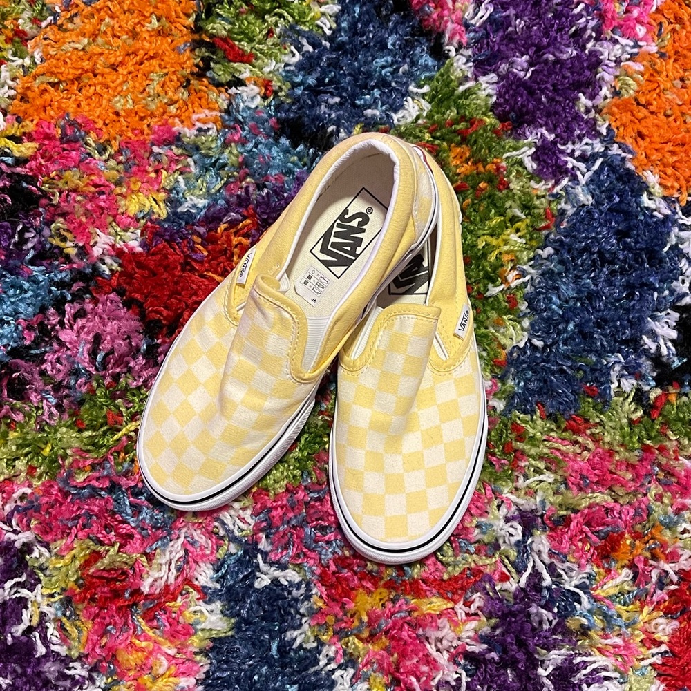 BRAND NEW Vans Checkered Slides - Picture 3 of 4